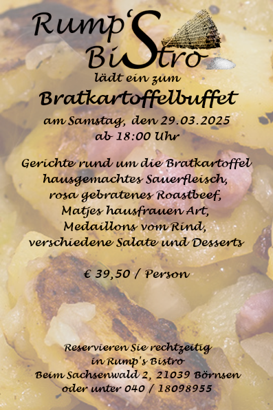 Bratkartoffelbuffet