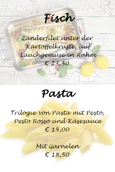 Fisch und Pasta
